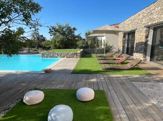 Le Domaine Du Cade-Gites D'Exception 4Etoiles "La Villa Du Cade" Cazevieille Dış mekan fotoğraf